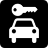 Car Rental Symbol Clip Art